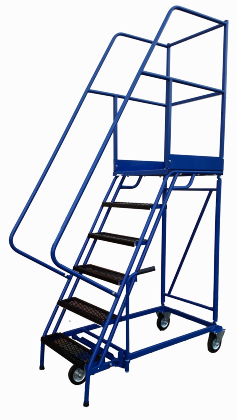 Mobile ladder DMP-1500 with platform