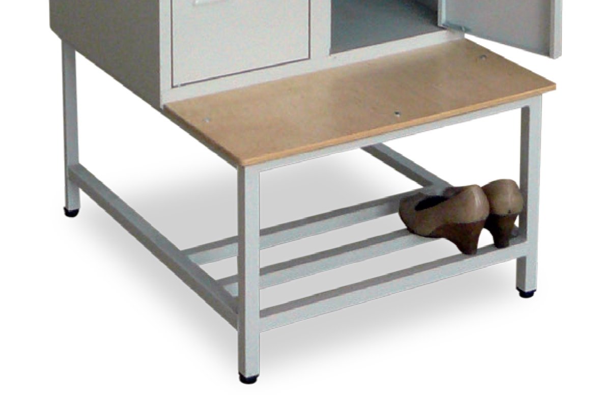 BENCH FOR PERSONAL CABINET WITH SHOES SHELF ŁS-800/JS