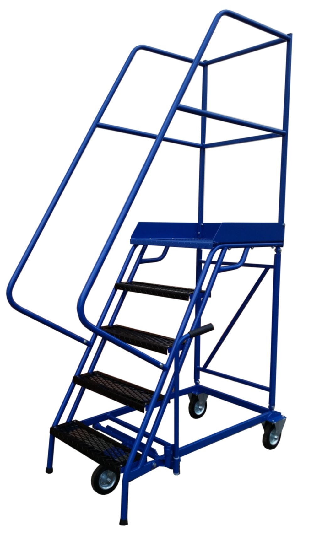 Mobile warehouse ladder
